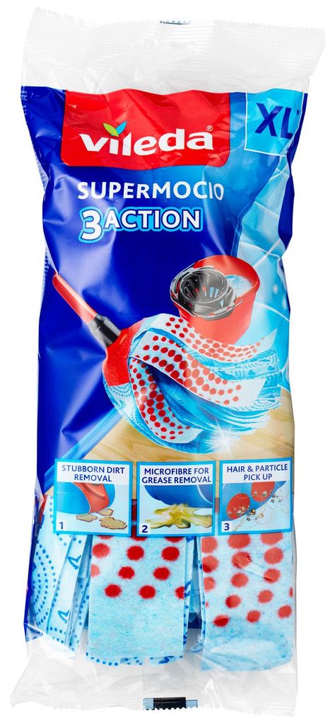 Vileda 150730, Hadry na mop, Vícebarevný, Celulóza, Obrázek produktu 