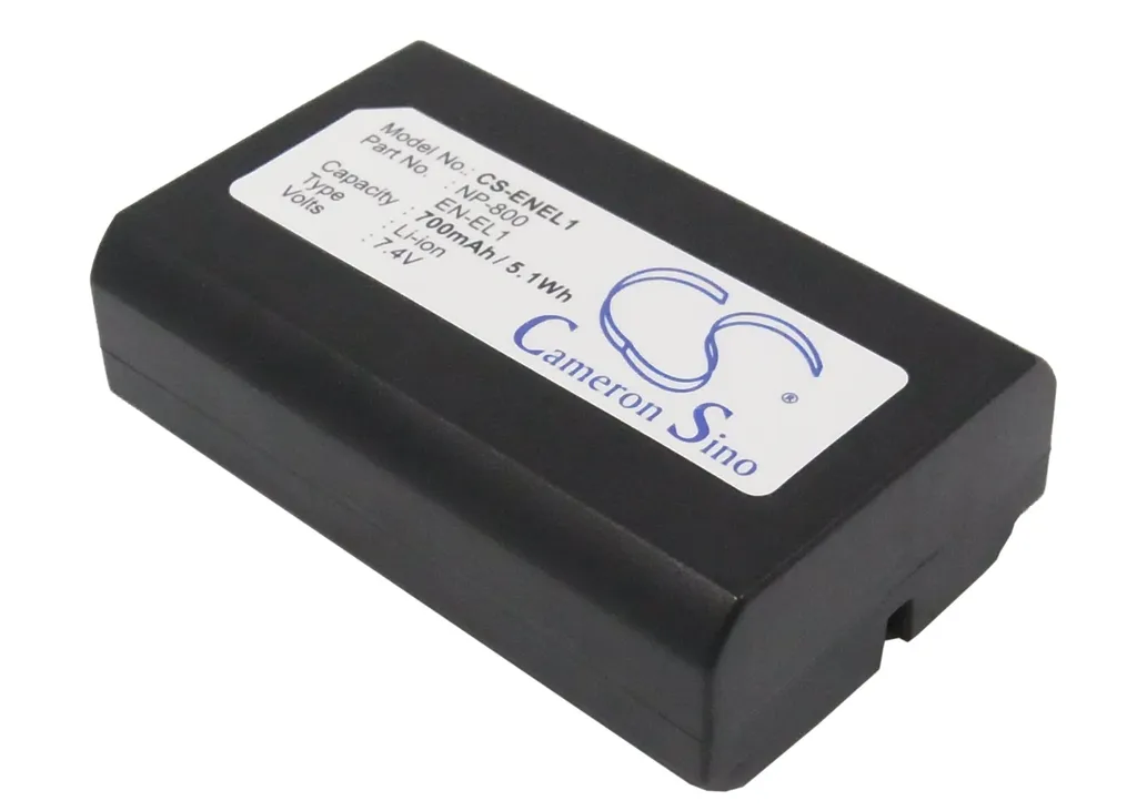 TECHTEK Batteria compatibile con [NiKon] Coolpix 4300, Coolpix 4500, Coolpix 4800, Coolpix 5000, Coolpix 5400, Coolpix 5700, Coolpix 775, Coolpix 870