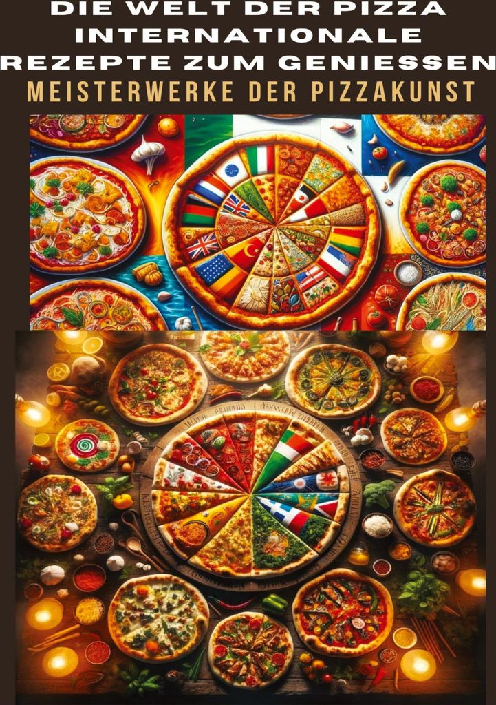 DIE WELT DER PIZZA: INTERNATIONALE REZEPTE ZUM GENIESSEN: Meisterwerke der Pizzakunst: Das ultimative Kochbuch für traditionelle und kreative Pizz...