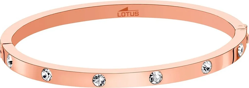 Bracelet femme en acier inoxydable et cuivre style jonc rigide chic