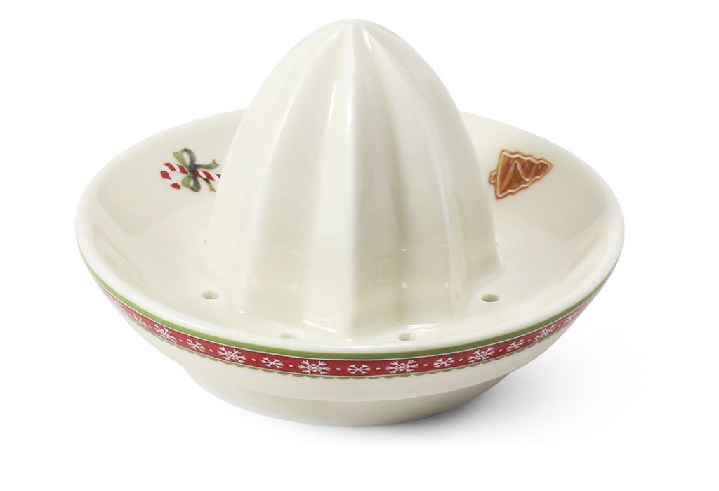 Zitronenpresse, 9 cm, Lebkuchen, Weihnachtsporzellan, Leander