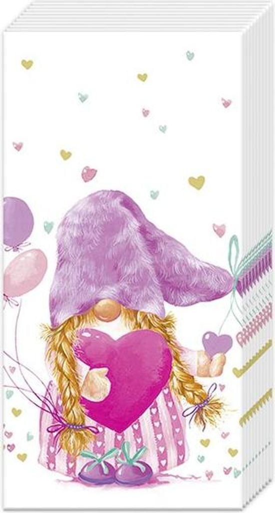 IHR Papiertaschentücher Alice 10 Stück 21x21 cm Taschentücher Servietten