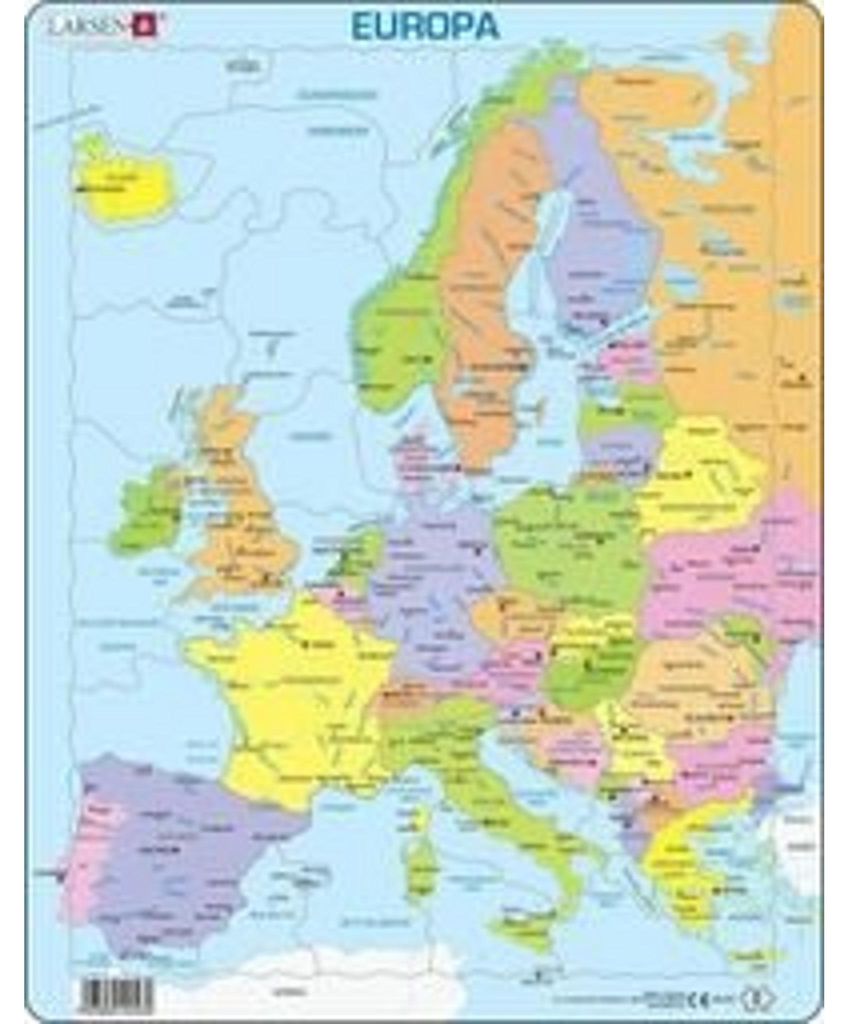 Puzzle 37 Teile - Rahmenpuzzle - Europa Produktbild 