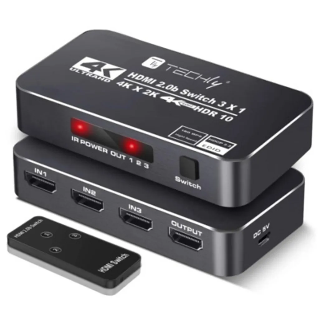 Commutateur HDMI pour PS5 et Xbox - 4K 60Hz HDR 3 Ports Haute Qualité