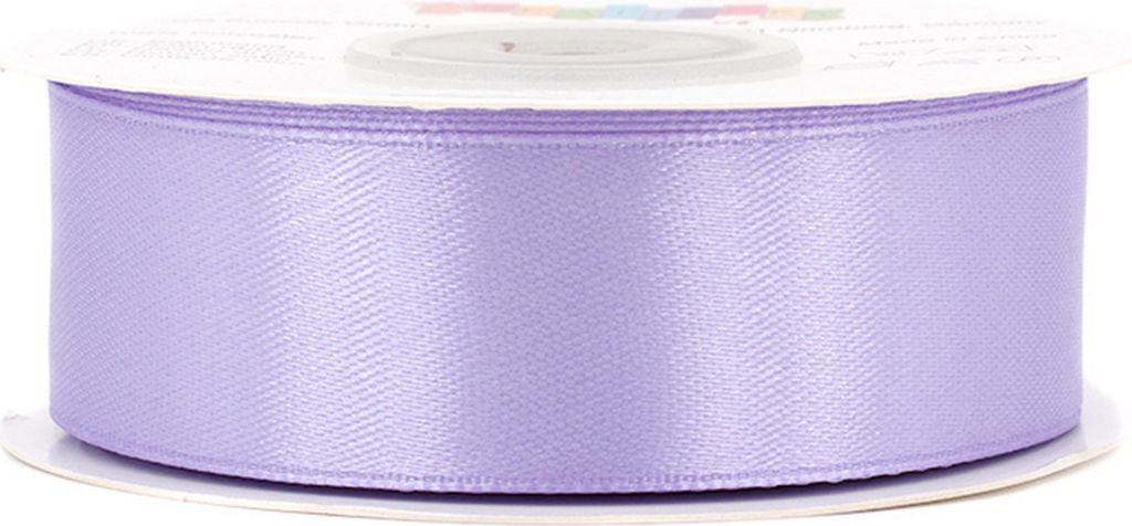 Satinband 25mm x 25m Rolle Flieder Produktbild 