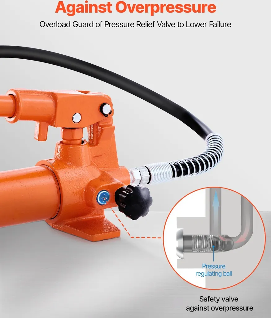 Presse hydraulique 10t avec plaque de pressage en acier robuste - 4