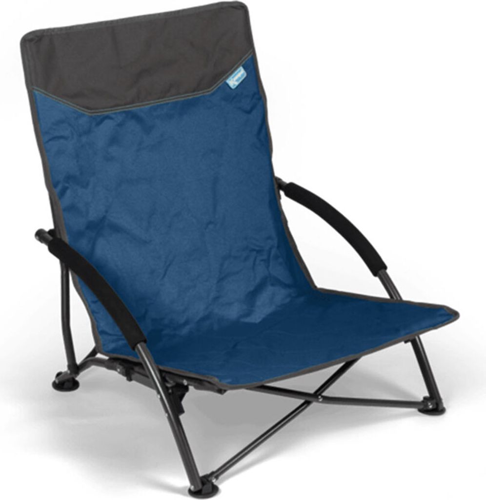 Strandstuhl mit breiten Standfüßen, Campingstuhl Kampa Sandy FT0045 blau