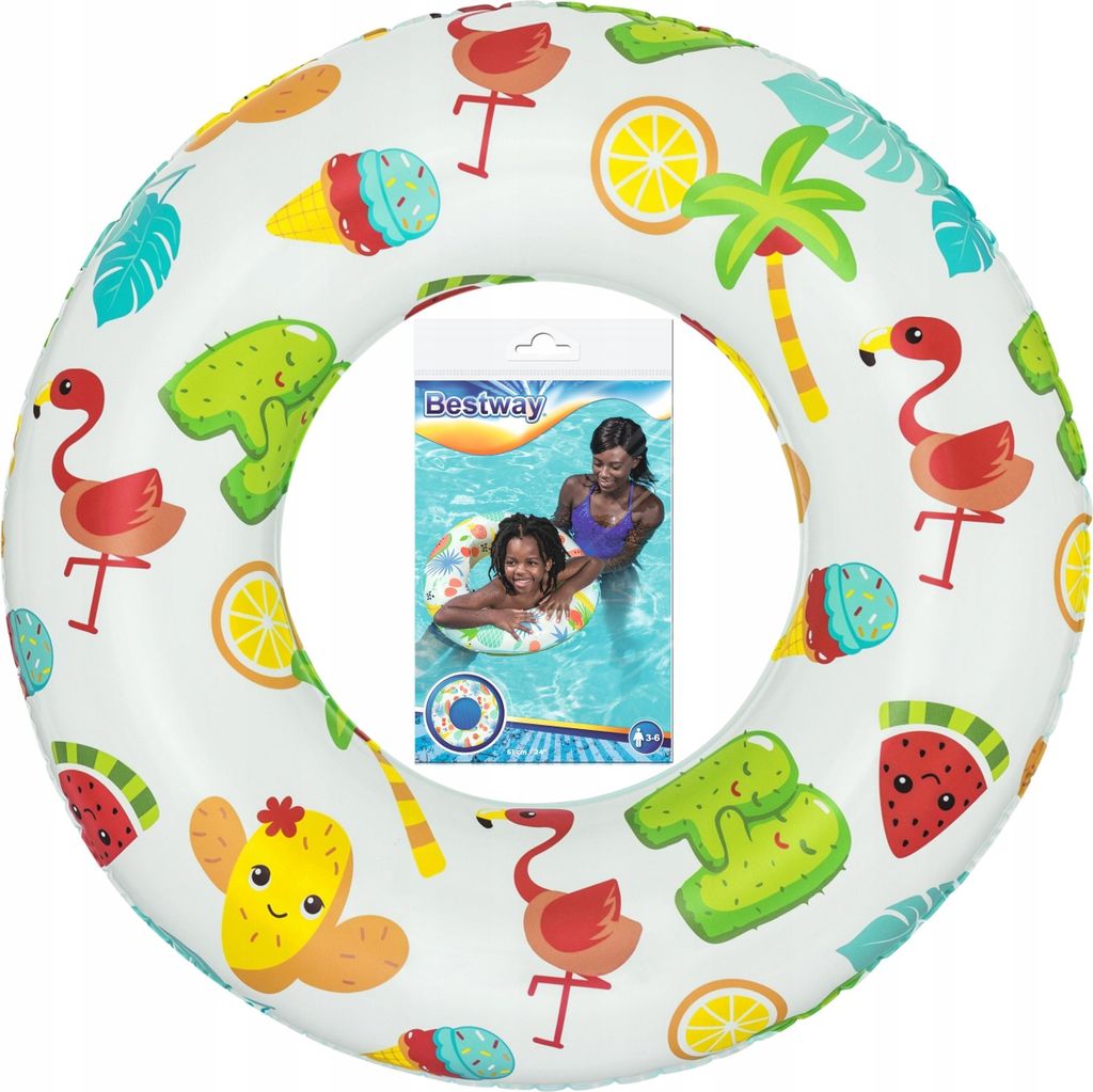 Bestway® Schwimmring Fruchtwelt Ø 61 cm, sortiert Produktbild 