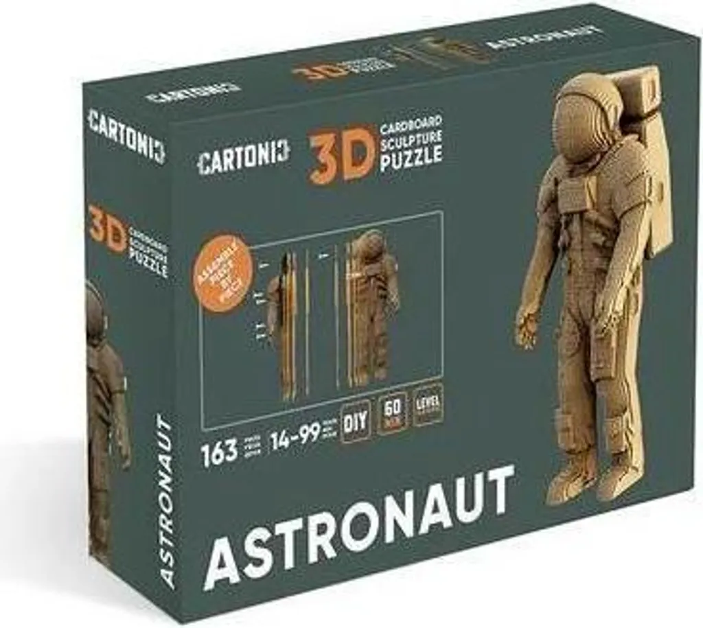 Décoration Bureau Astronaute - Puzzle 3D Cartonic pour Passionné Espace - 4