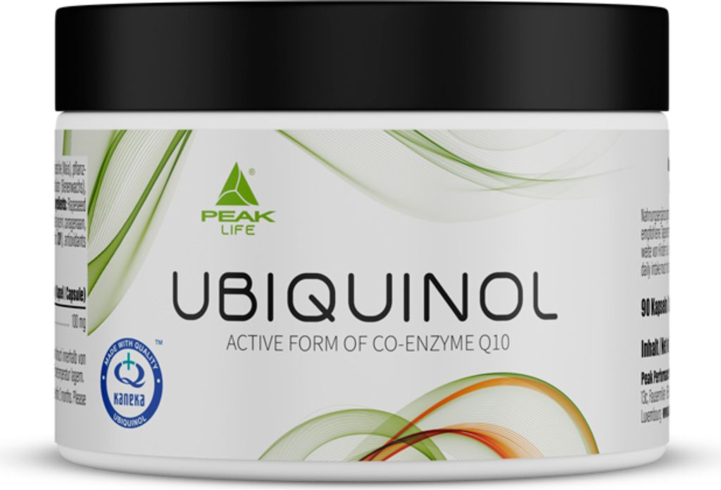 Ubiquinol - 90 Kapseln l Kaneka l Coenzym Q10 l hohe Bioverfügbarkeit l Energie l Herz Unterstützung l Antioxidans