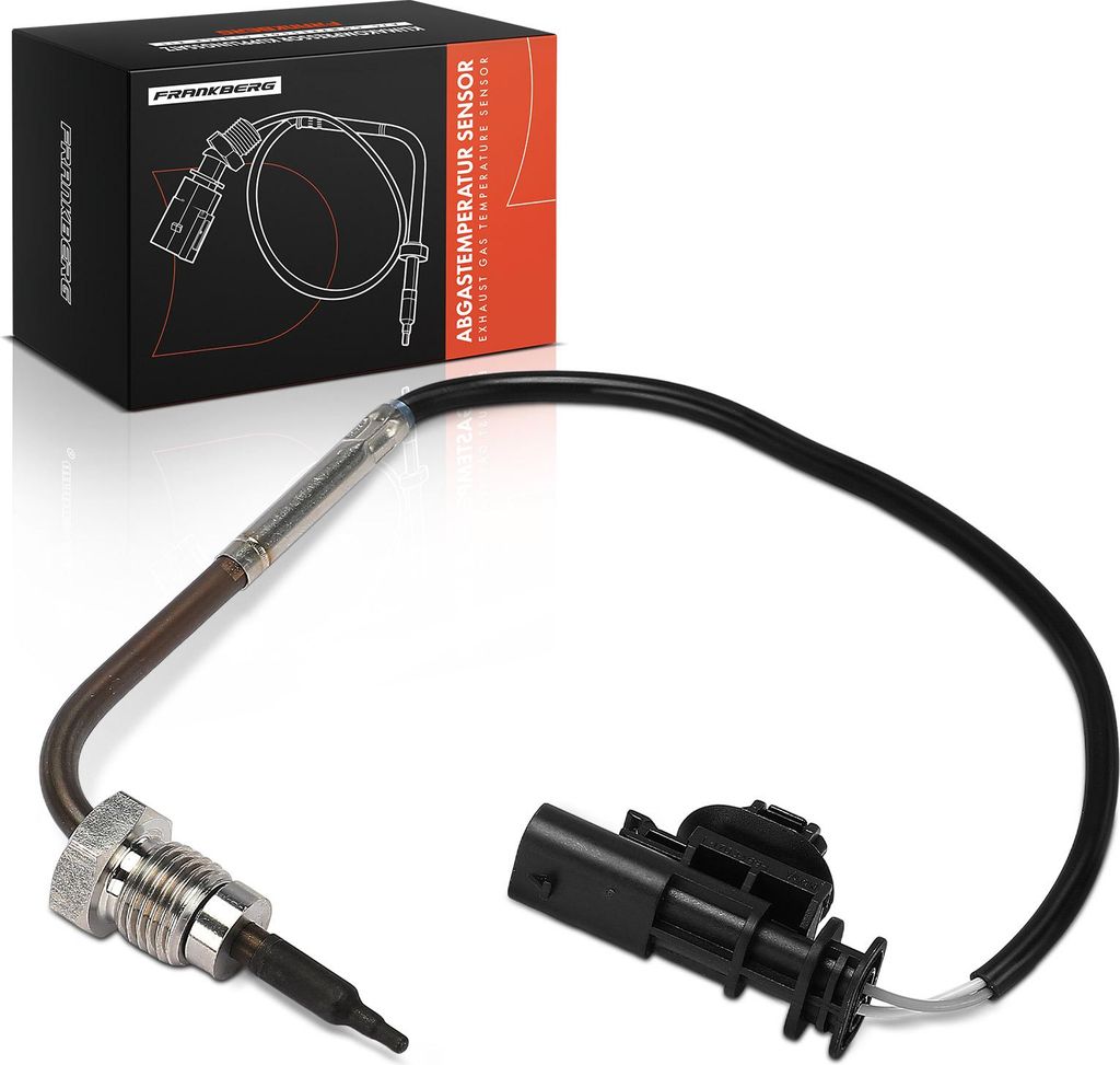Frankberg 1x Abgastemperatursensor für Alfa Romeo Giulia Stelvio Fiat 500X 334 Jeep Cherokee