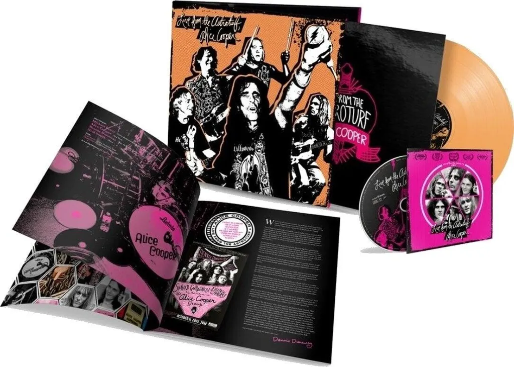 Alice Cooper Live From The Astroturf Vinyle Abricot 180g Limité Numéroté