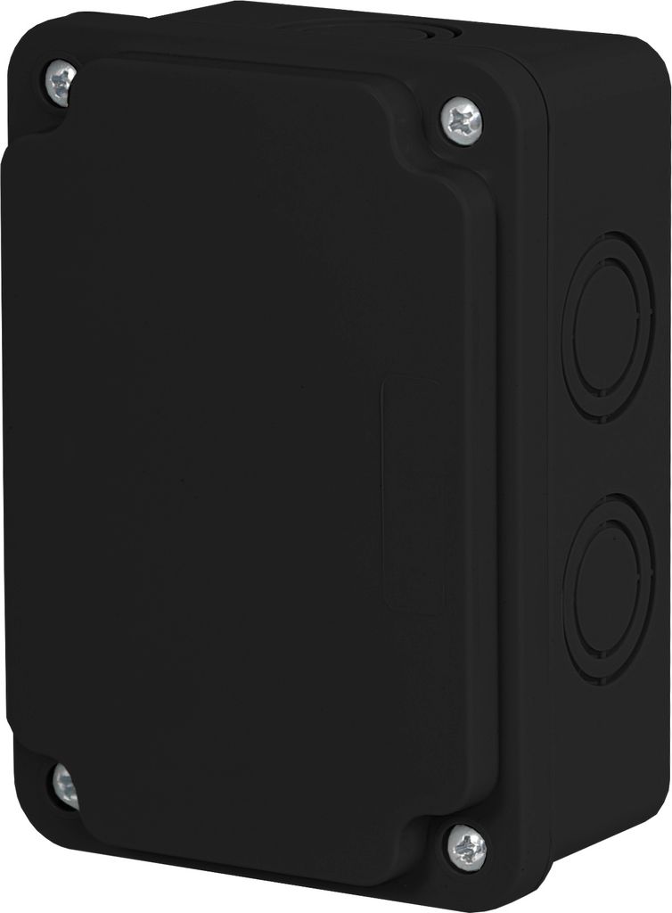 Abzweigkasten 120X80X55 SCHWARZ Verteilerkasten Verteilerdose IP65 Aufputz Feuchtraum