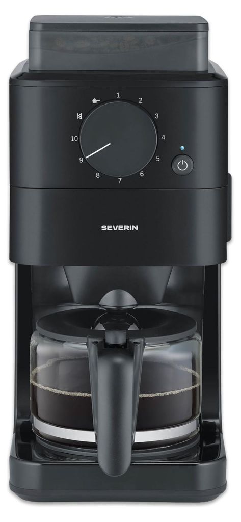 Machine à café SEVERIN avec moulin intégré et verseuse en Image du produit 