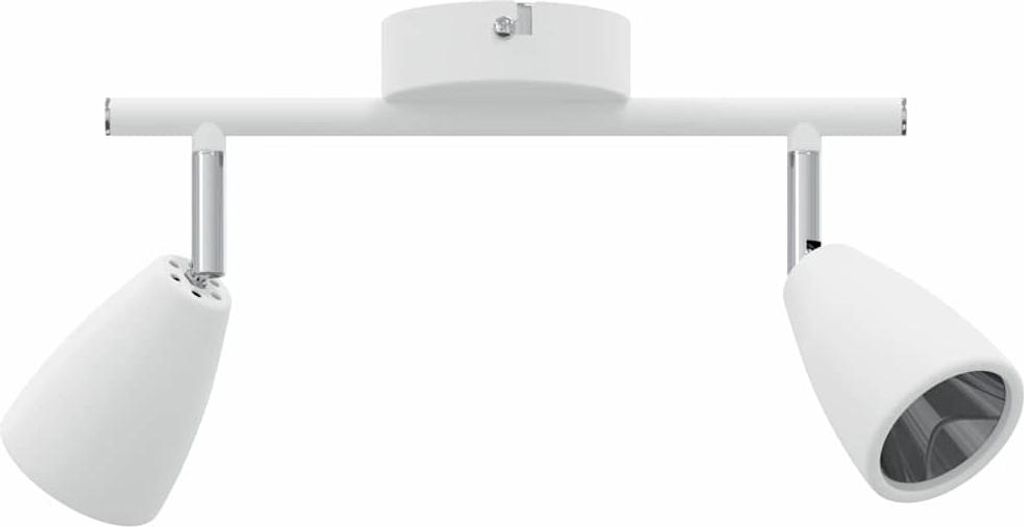 vidaXL Inbouwspots, wit, 25,5 x 8 x 16 cm, metaal Productafbeelding 
