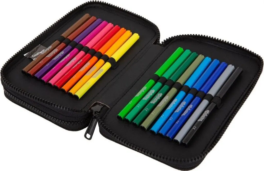 Trousse à crayons CoolPack JUMPER 2 HOBBY garnie avec double compartiment