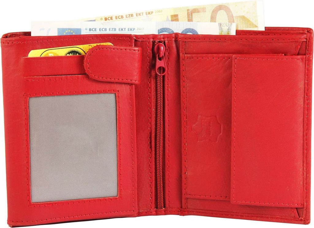 Excellanc Herren Geldbörse aus Echtleder. Format 10 x 12 cm.