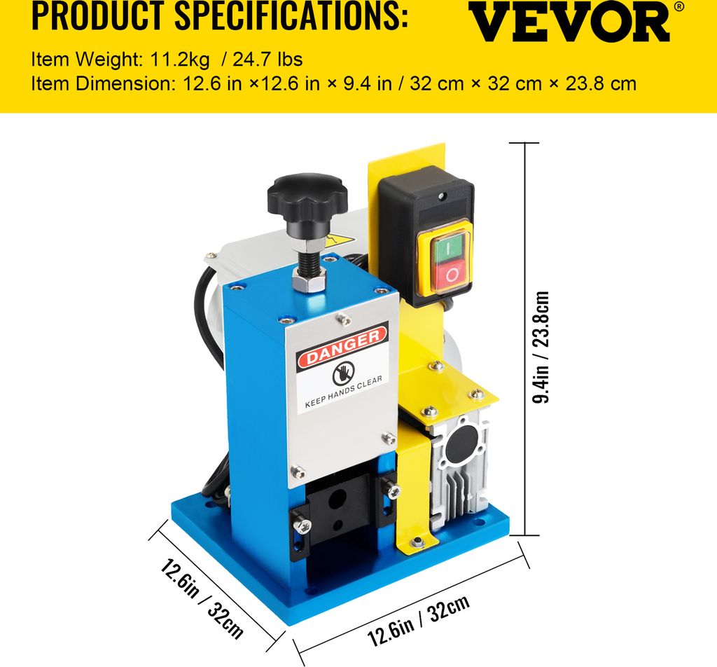Elektrický odizolovací stroj VEVE, elektrický odizolovací Obrázok produktu 7