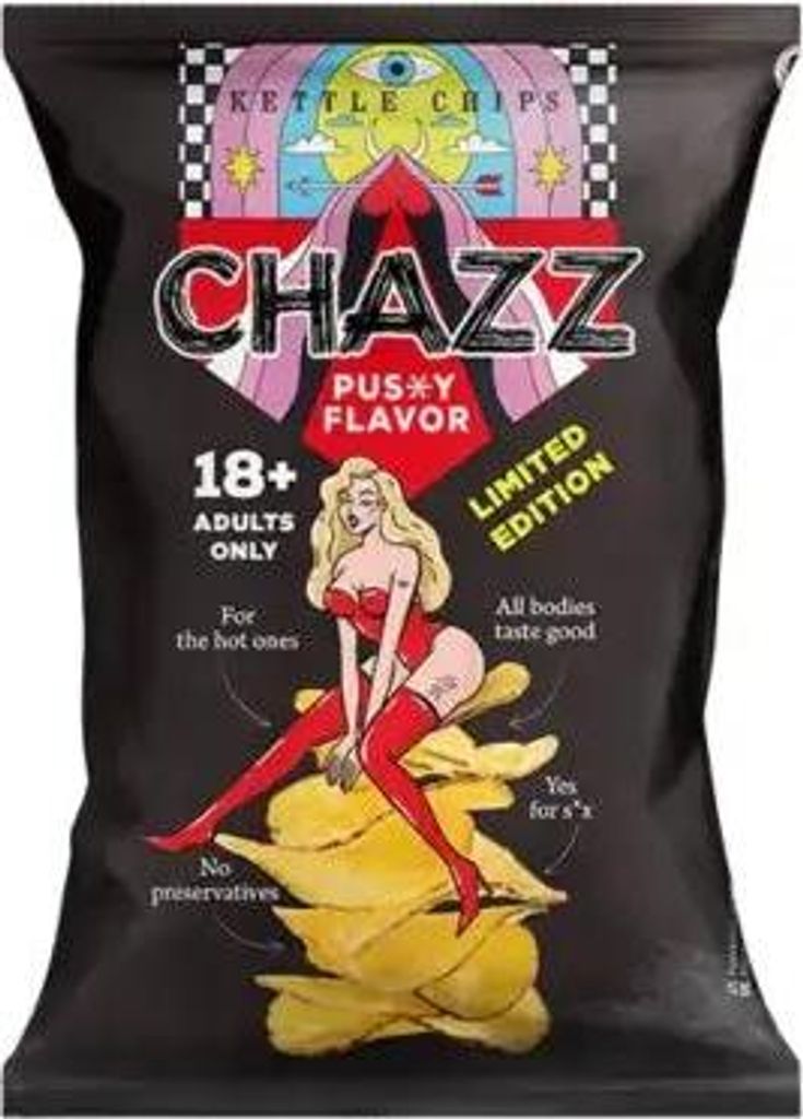 Chazz Chips Pus*y Geschmack 90g Produktbild 