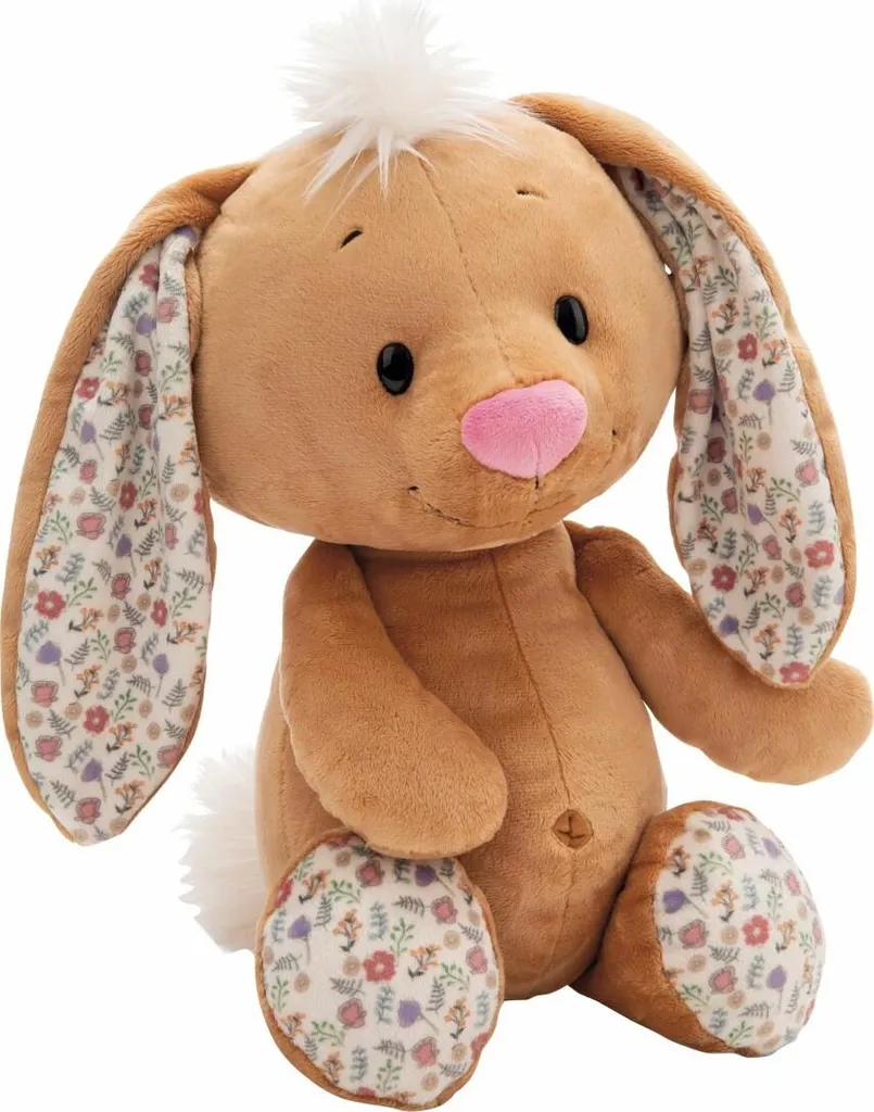 Doudou lapin NICI GREEN 61456 lavable et sécurisant pour apaiser les cris