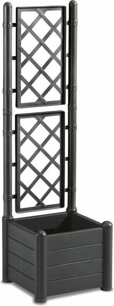 Cache-pot Carré en Plastique Stefanplast Italia Ultra Robuste 30cm