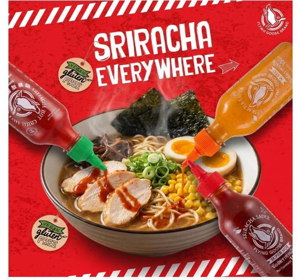 FLYING GOOSE Sriracha Hot Chili Sauces Mixing Box in 3 Produktbild 