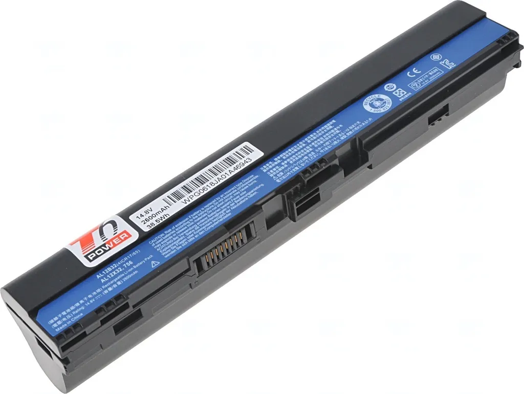 Ricambio Batteria Acer KT.00407.002 | T6 Power 14.8V 2600mAh Nero - 1