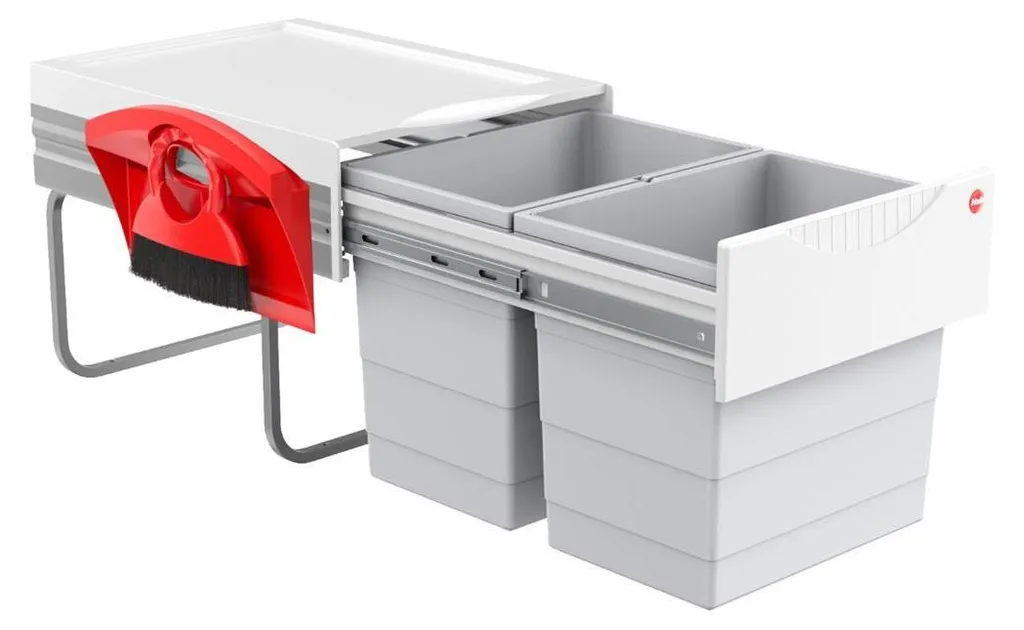 Éliminez le Désordre avec cette Poubelle Encastrable Hailo 2x20 Litres
