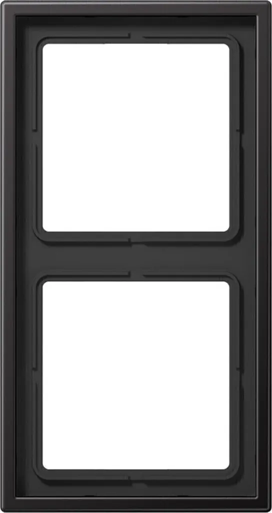 Jung AL2982D Cadre Double Aluminium : Rénovez vos Interrupteurs avec Style