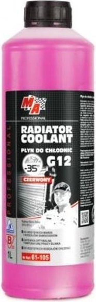 Płyn Do Chłodnic 5L Czerwony Jakość G12 -35°C Na Dodatkach Zdjęcie produktu 