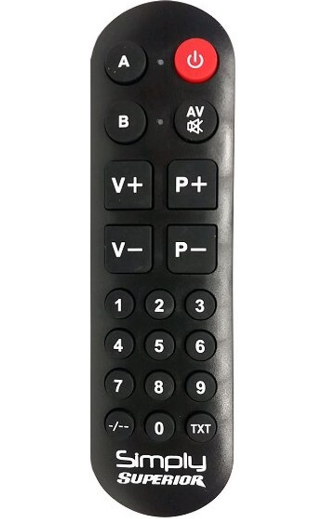 Superior Electronics Simply, TV, Tlačítka, Černá Obrázek produktu 