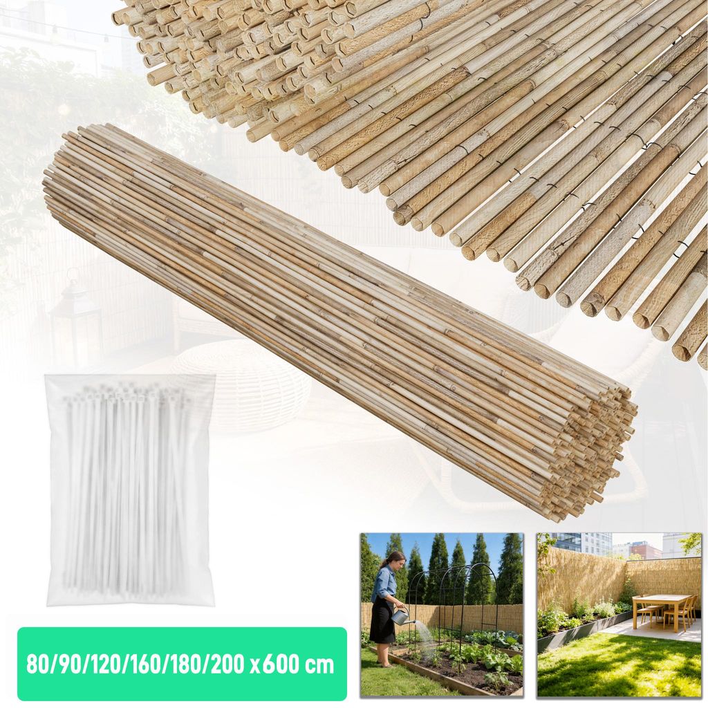 Plotová clona YARDIN z rákosu, rozměry 200 x 600 cm, Obrázek produktu 