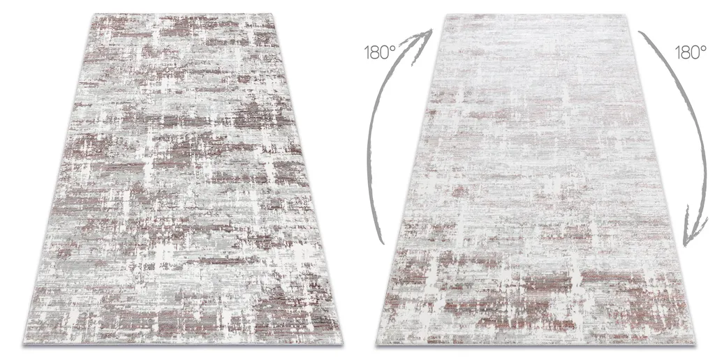 Tapis Abstrait 200x290 - Solution Moderne pour Salon Gris et Rose