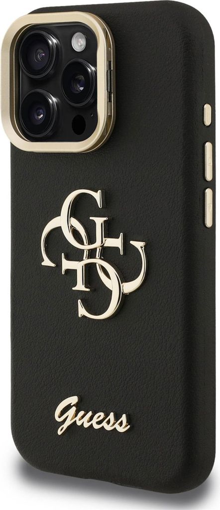 Guess Polyurethanleer telefoonhoesje met 4G-logo en Productafbeelding 