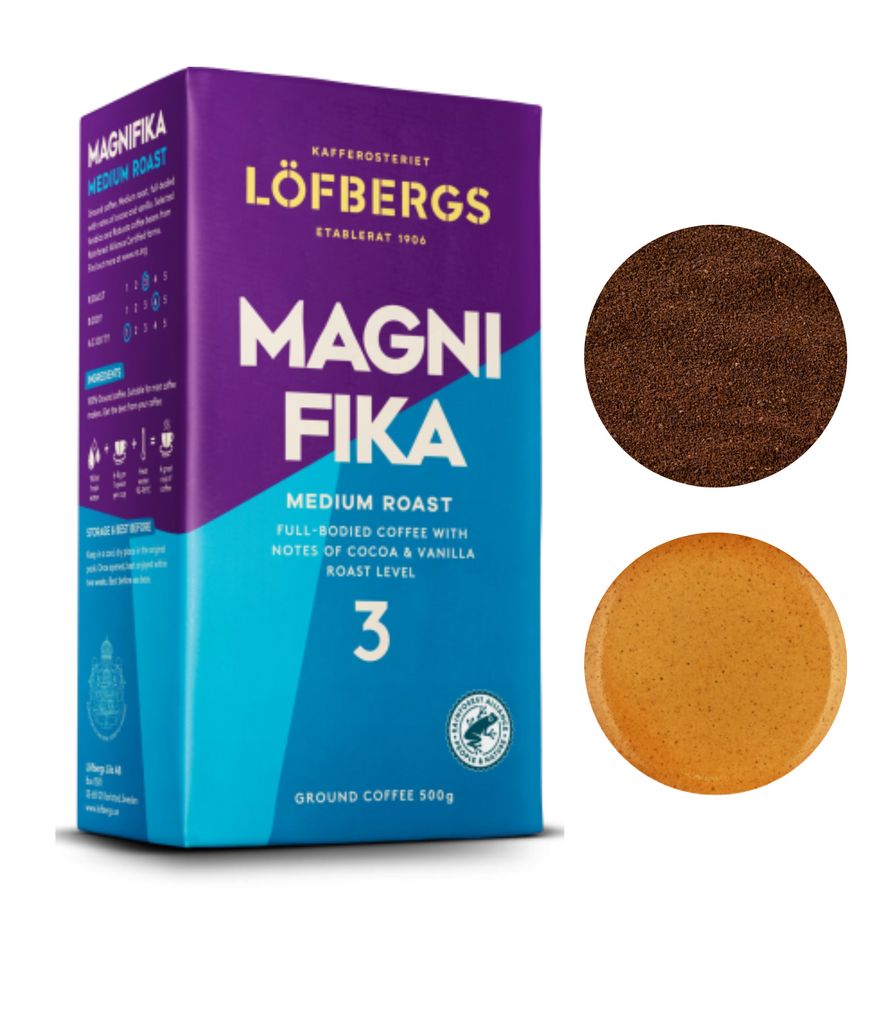 Lofbergs Magnifika Medium Roast gemahlener Kaffee 500g Produktbild 