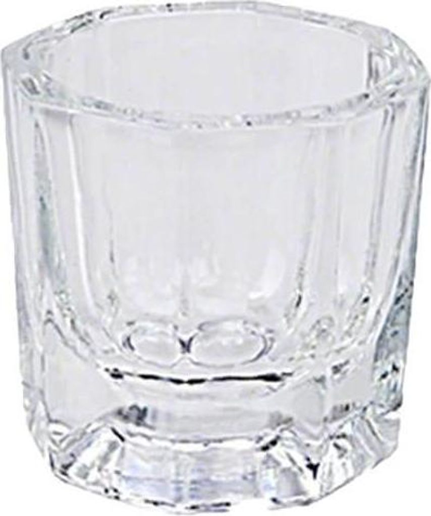 Transparentes Dappen Dish Glas 3 ml für Acryl, Gele & Produktbild 