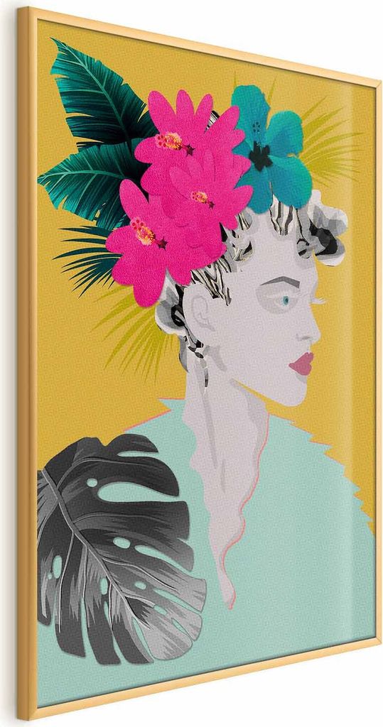Posterpapier Poster - Flowers in the Hair 60x90 cm Menschen h-A-0107-ao-a
