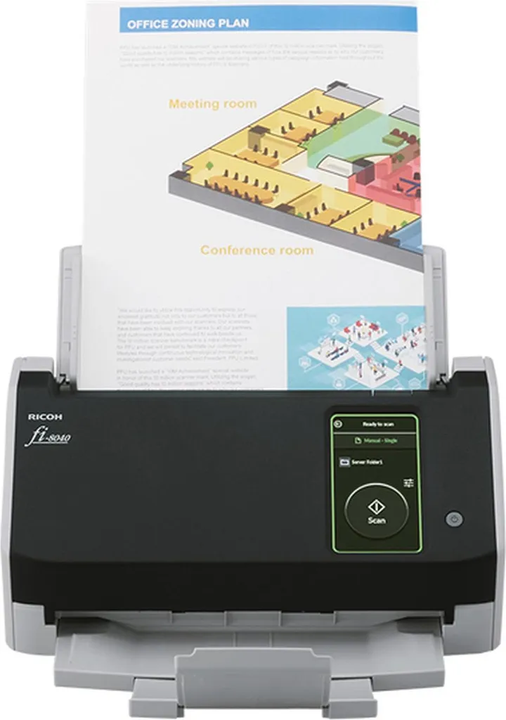Scanner de documents de bureau A4 Ricoh FI-8040 chargeur automatique - 10