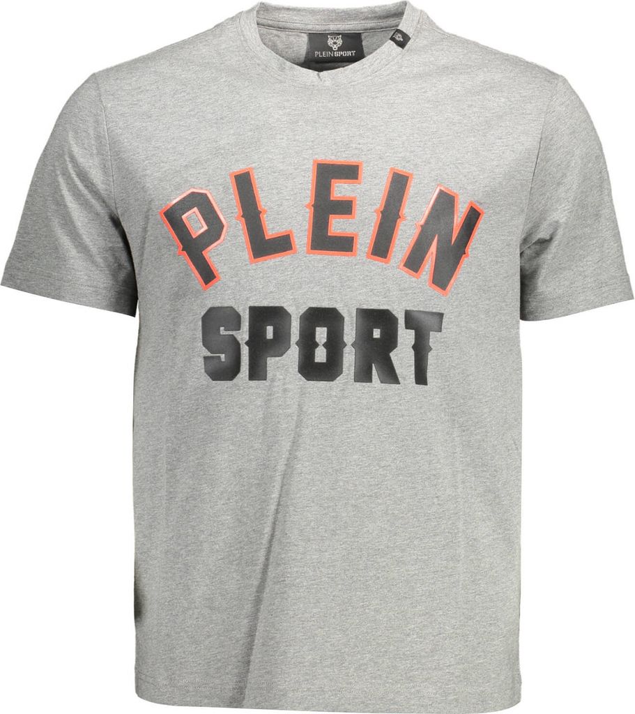 Plein Sport Herren Kurzarm-T-Shirt Grau TIPS106_GRIGIO_94-GREY : Größe - L Größe: L