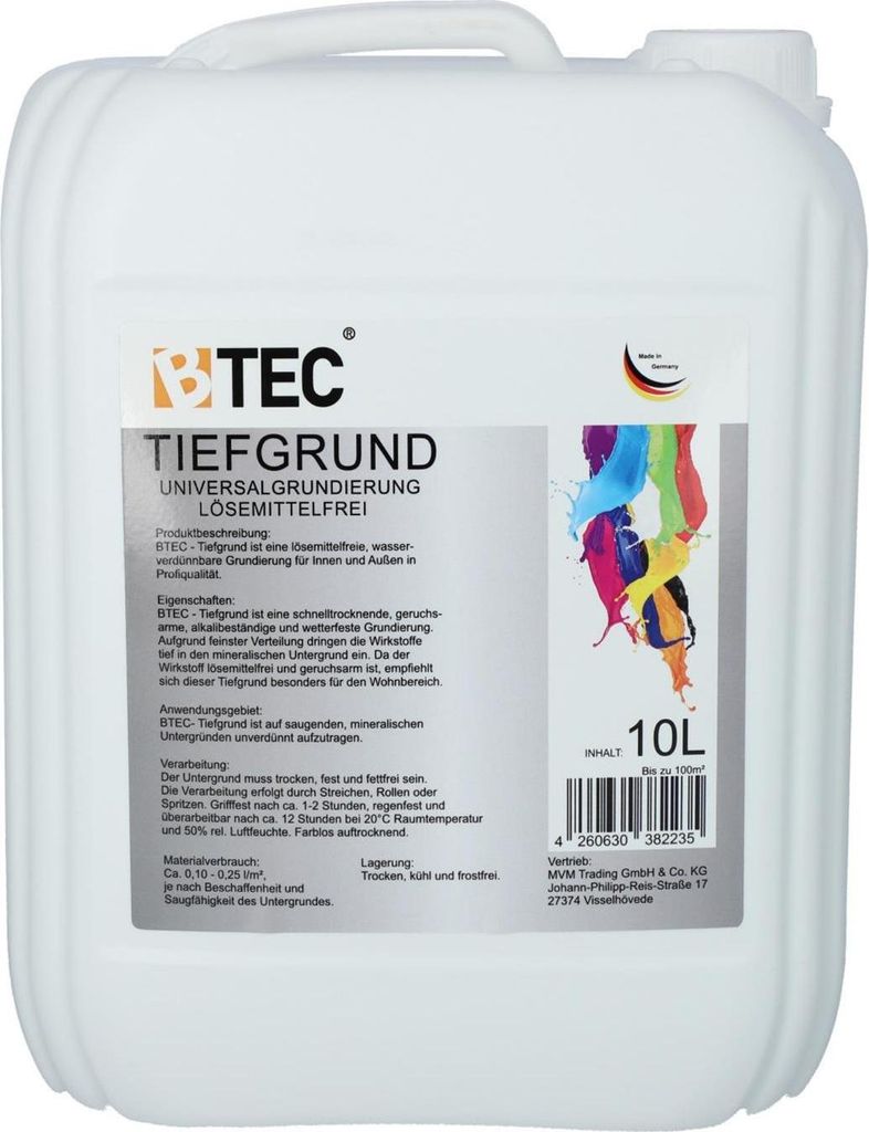 BTEC Tiefgrund LF 10 Liter Haftgrund Universalgrundierung Produktbild 