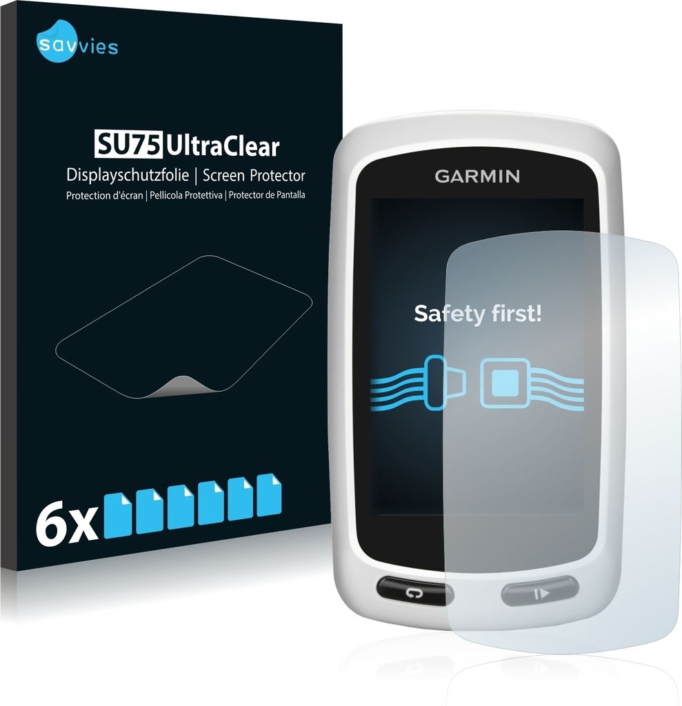 6x Für Garmin Edge Touring Plus Schutzfolie Savvies Displayschutz Display Schutz Folie Klar Transparent