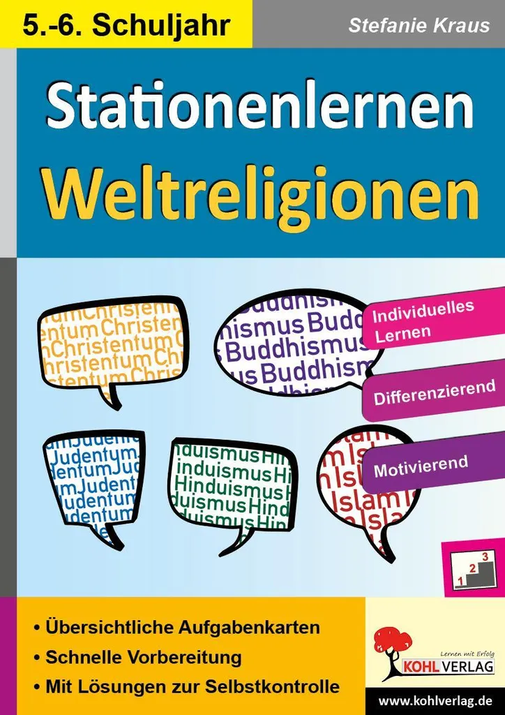 Matériel scolaire pour apprendre les religions mondiales en autonomie