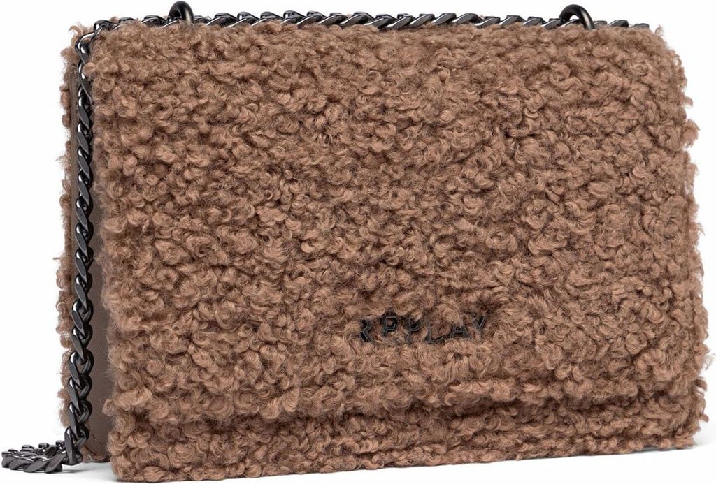 REPLAY Umhängetasche Crossbody Bag Taupe Gray