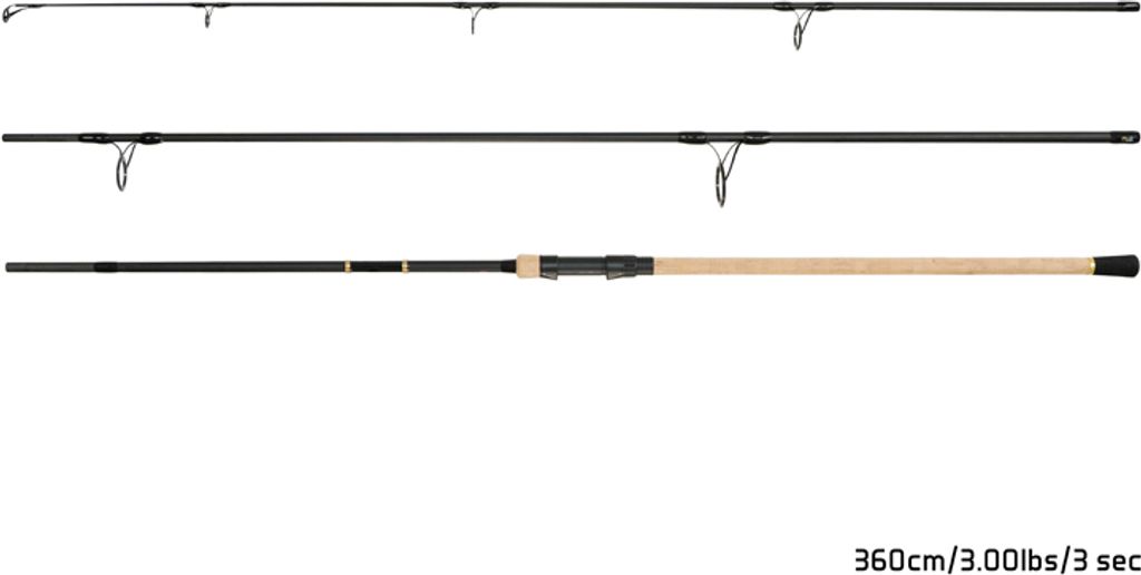 Delphin ARMADA NX BlackWay Cork Angelrute 3,6 m 3,0 lb 3 Teile