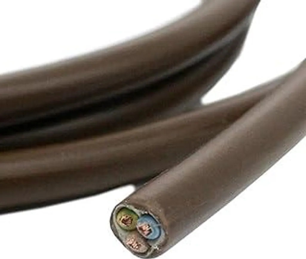 Cavo Elettrico Design Marrone 3G0.75 | Eleganza per la tua Illuminazione