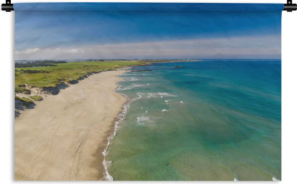 MuchoWow Wandteppich Wandbehang Meer - Norwegen - Farben 60x40 cm Tapisserie Dekoration Wandtuch - Wanddekorationen