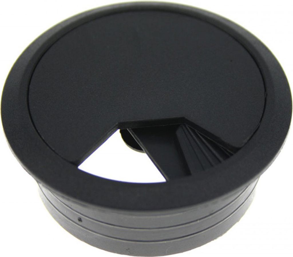 Kabeldurchlaß 60 mm schwarz Kabeldurchführung Kabeldose Produktbild 