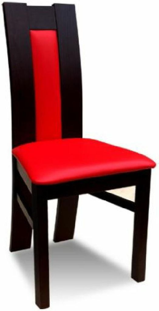 Massivholz Stuhl Esszimmerstuhl Designer Leder Stuhl Stühle Produktbild 