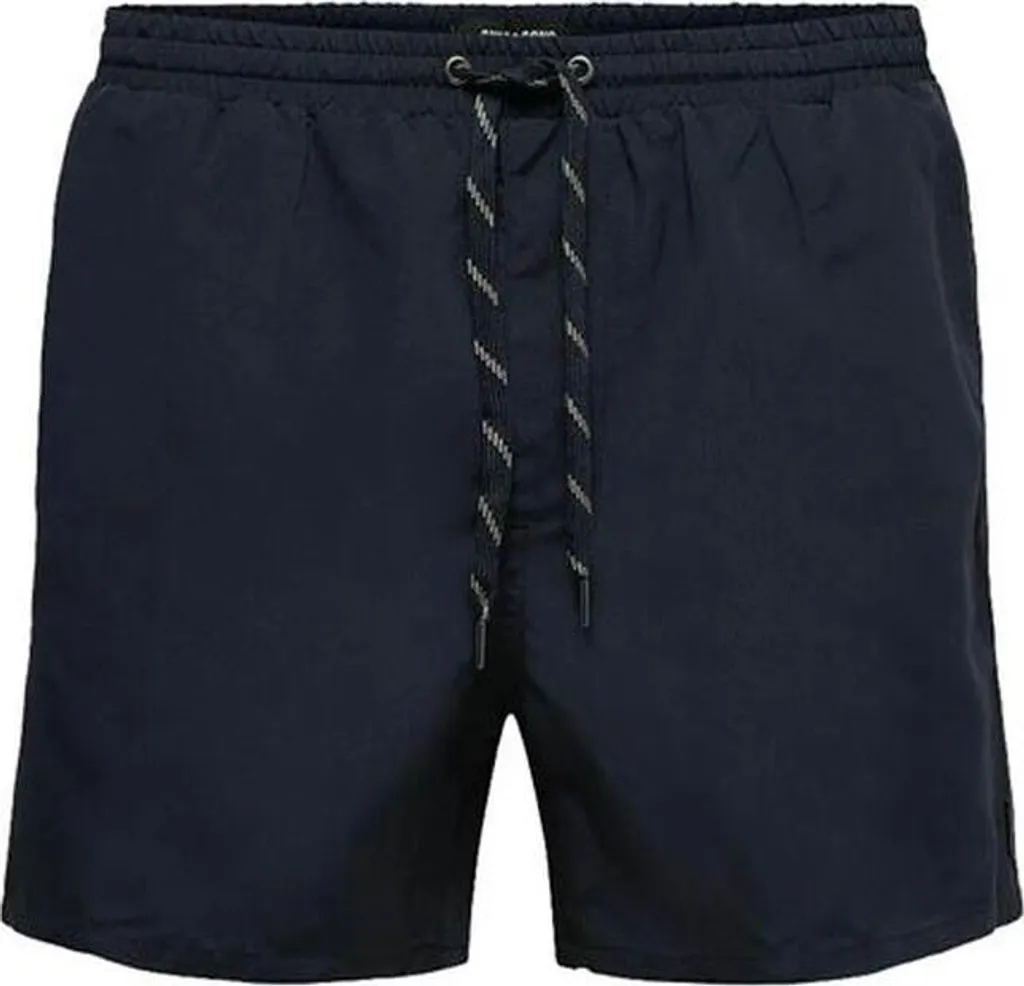 Short de bain homme bleu marine, maillot de plage confortable casual