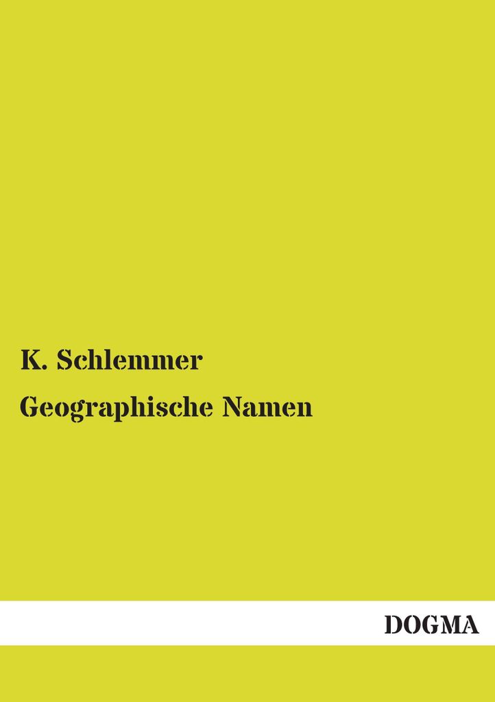 Geographische Namen